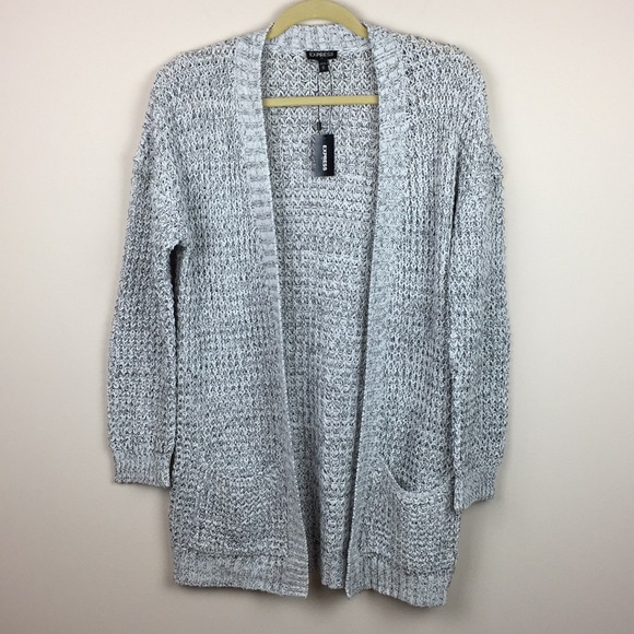 Express Sweaters - Express - Open Front Cardigan Sweater